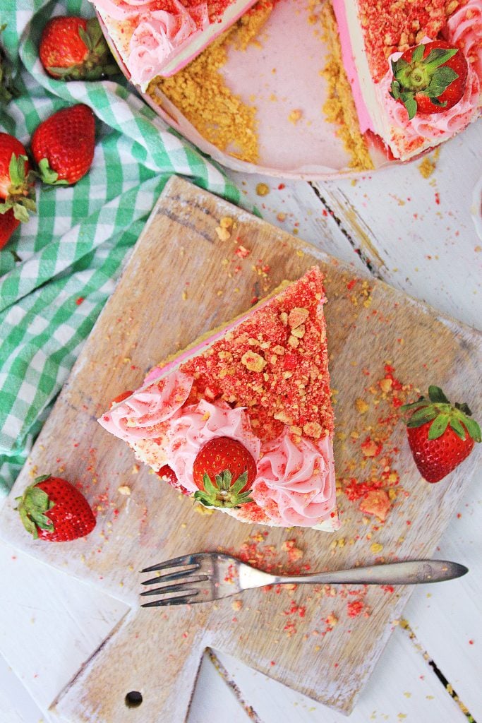 My Family Dinner Ideas shortcake2 STRAWBERRY SHORTCAKE CHEESECAKE