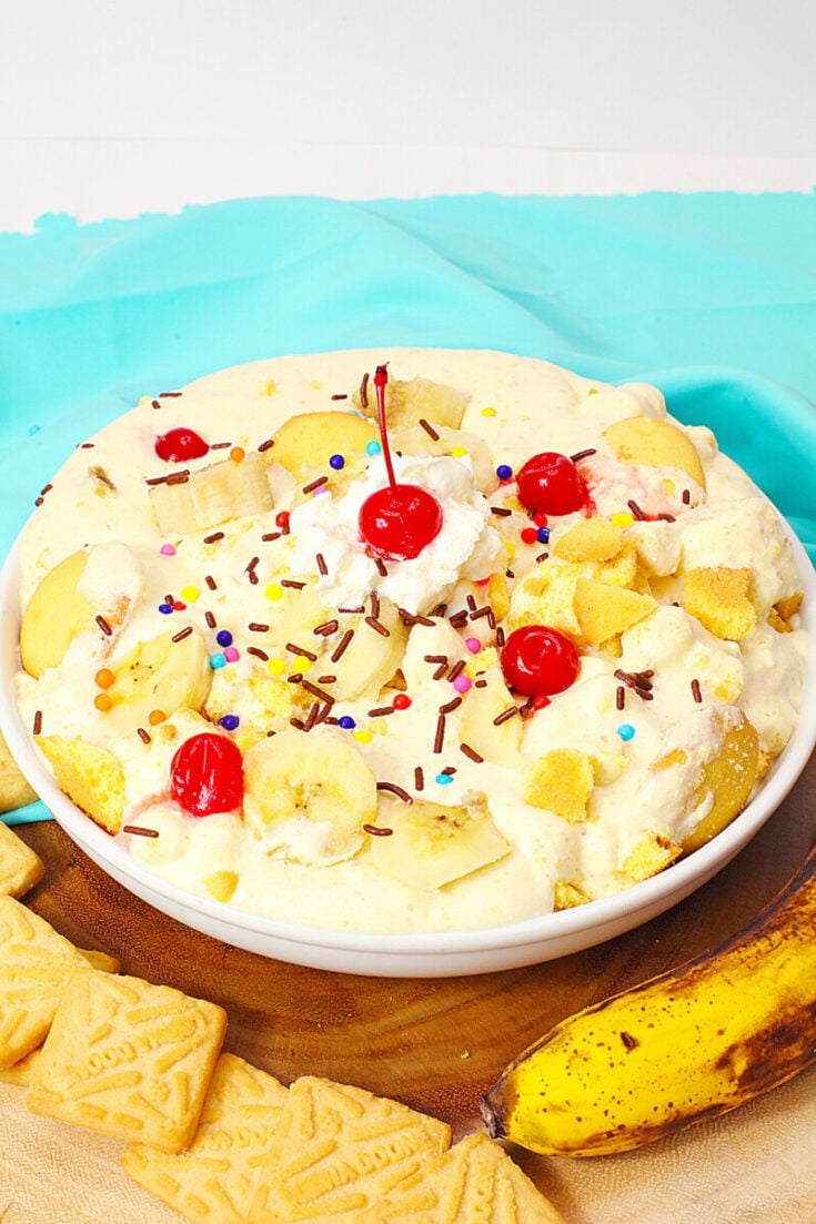  2G0A2422-735x1103 Banana Split Fluff Salad  