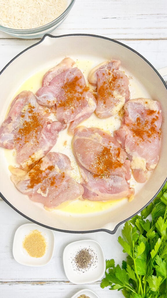 IMG_4929_jpg-1-576x1024 One-Skillet Chicken Thighs with Butter Rice