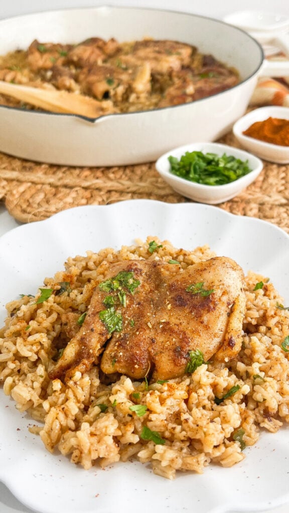 IMG_5056_jpg-576x1024 One-Skillet Chicken Thighs with Butter Rice