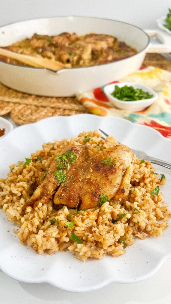 IMG_5069_jpg-576x1024 One-Skillet Chicken Thighs with Butter Rice