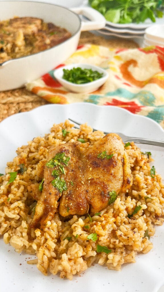 IMG_5070_jpg-576x1024 One-Skillet Chicken Thighs with Butter Rice