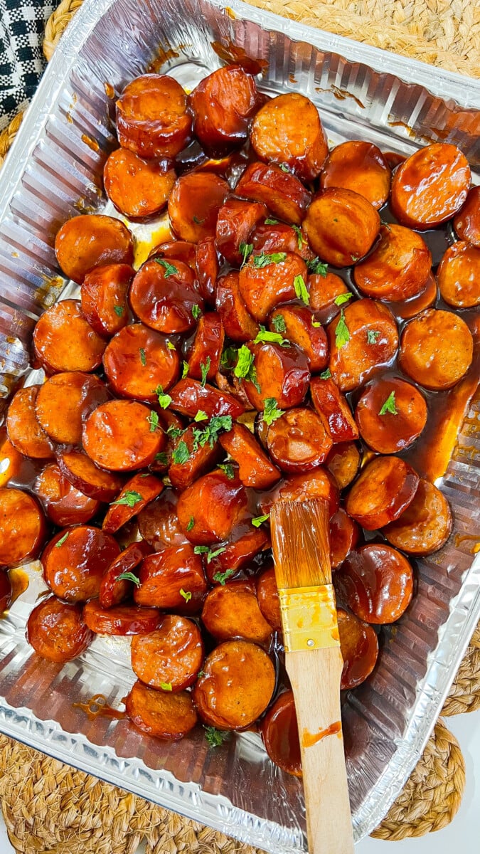  IMG_7330_jpg Baked BBQ Kielbasa Coins  