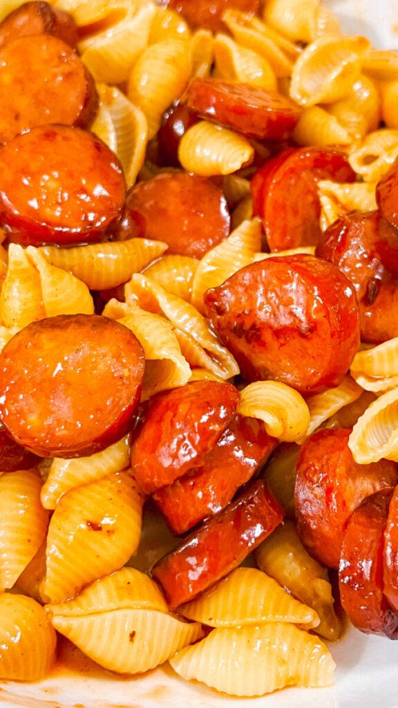  IMG_7170_jpg-576x1024 Honey BBQ Kielbasa Pasta  