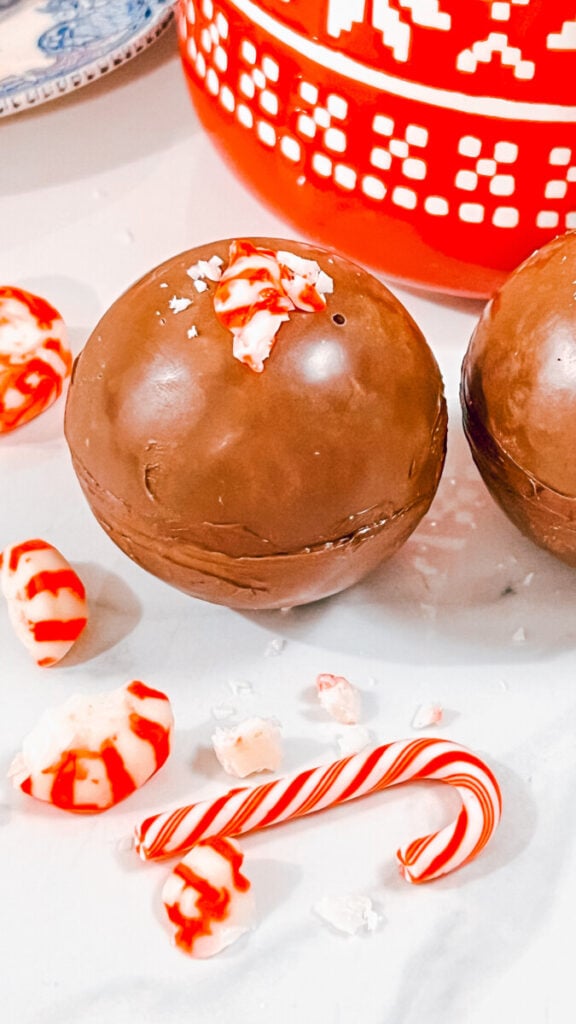  IMG_8414_jpg-576x1024 Milk Chocolate Peppermint Hot Cocoa Bombs  