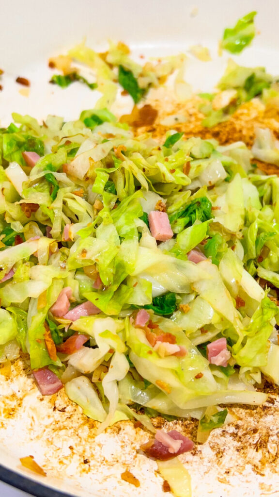  IMG_1807_jpg-576x1024 Skillet Fried Cabbage with Ham  