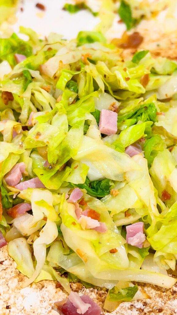  IMG_1815_jpg-576x1024 Skillet Fried Cabbage with Ham  