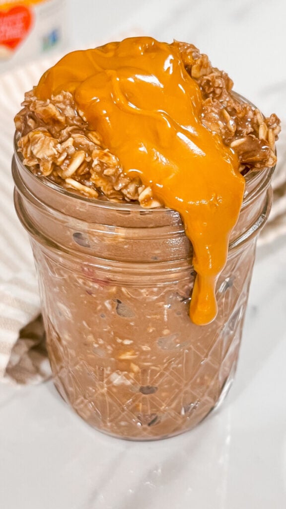  IMG_0203_jpg-576x1024 Chocolate Peanut Butter Overnight Oats  