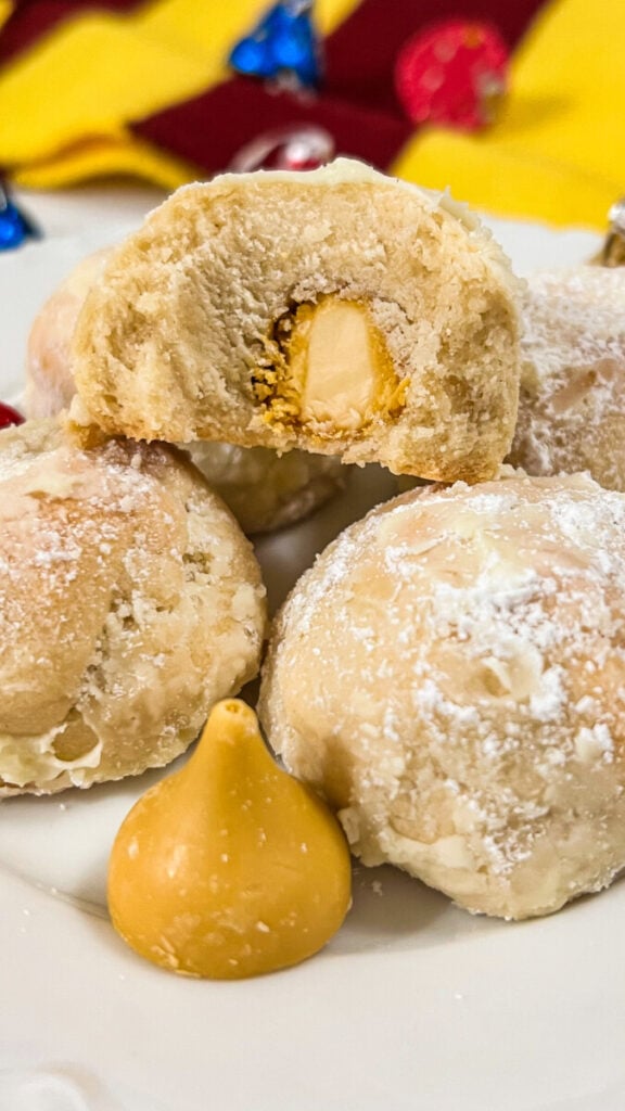  IMG_2003-576x1024 Butterbeer Kiss Snowball Cookies  