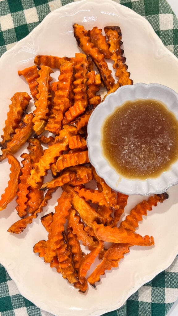 IMG_2715-576x1024 Air Fryer Crinkle Cut Sweet Potato Fries  