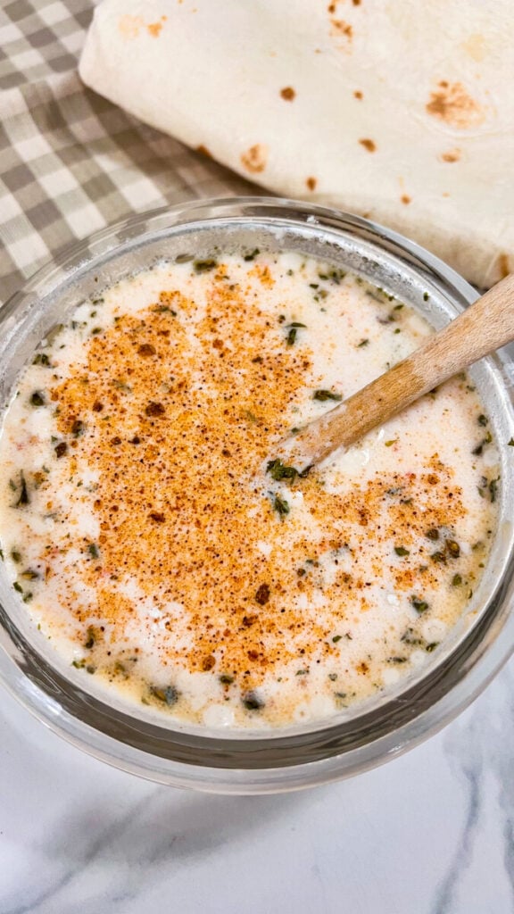  IMG_3751-576x1024 Homemade Mexican White Sauce  