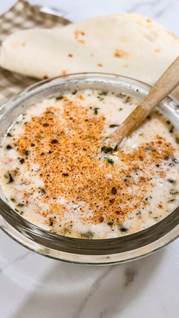  IMG_3753-576x1024 Homemade Mexican White Sauce  