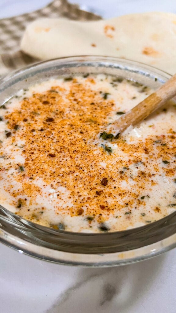  IMG_3757-576x1024 Homemade Mexican White Sauce  