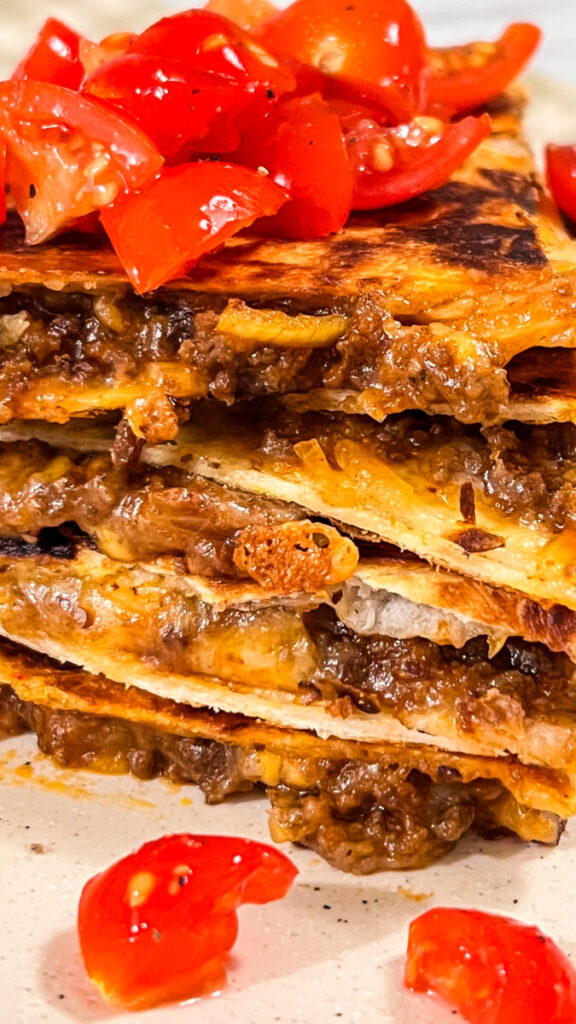  IMG_3868-576x1024 Loaded Beef Taco Quesadillas  