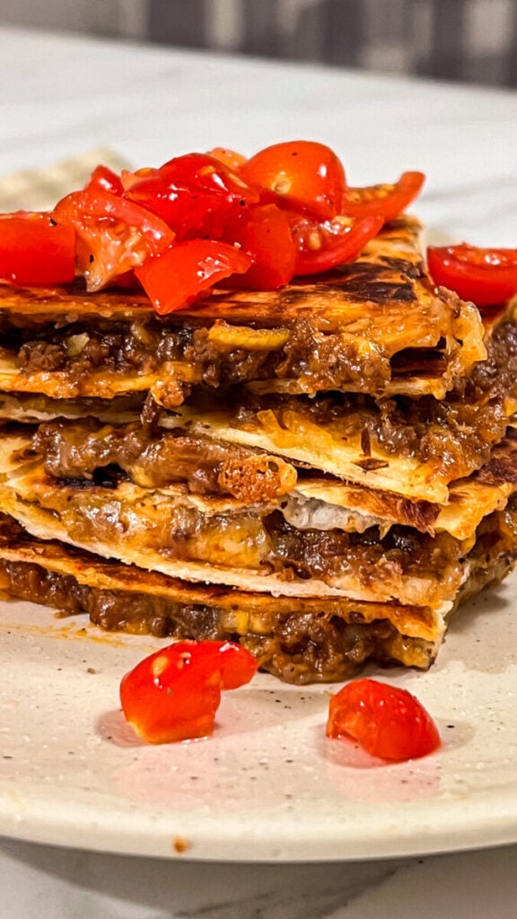  IMG_3870-576x1024 Loaded Beef Taco Quesadillas  