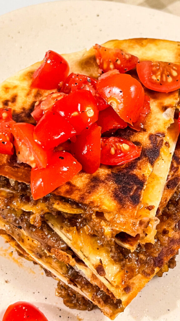  IMG_3872-576x1024 Loaded Beef Taco Quesadillas  