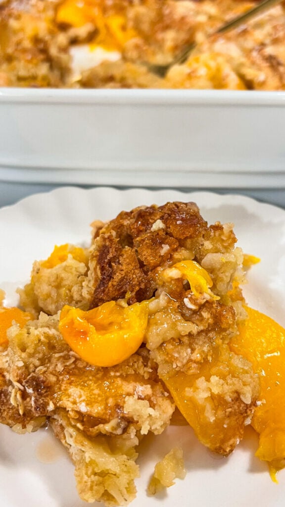  IMG_4126-576x1024 Easy Oatmeal Peach Cobbler  