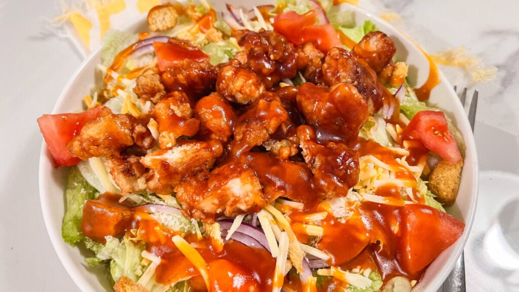  IMG_4184-1024x576 Crispy BBQ Chicken Salad  