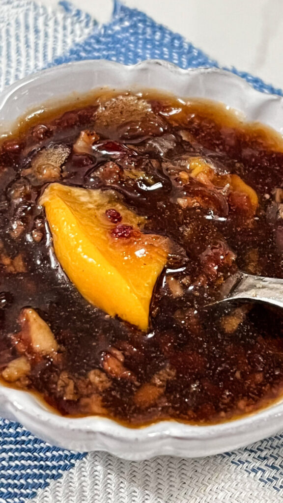  IMG_4659-576x1024 Peach Bacon Jam  