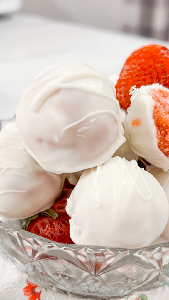  IMG_4771-576x1024 Strawberry Cheesecake Truffles  