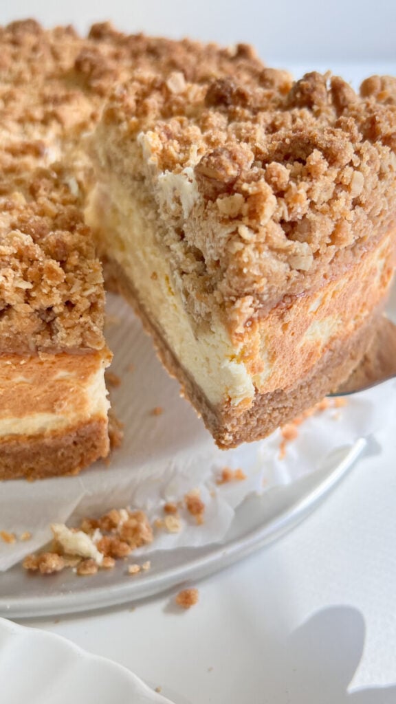  IMG_5305-576x1024 Lemon Cream Crumb Cheesecake  