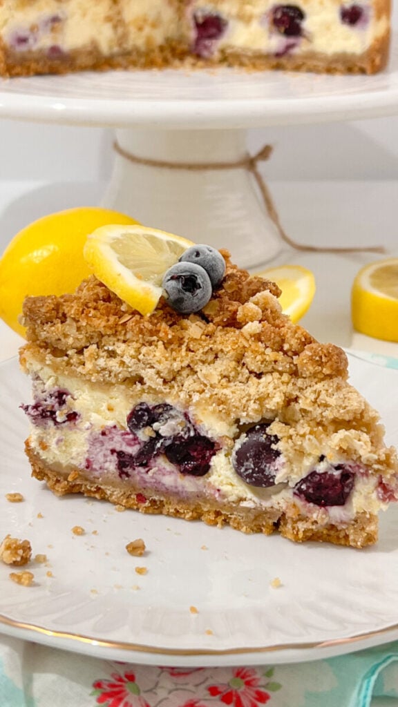  IMG_5496-576x1024 Lemon Blueberry Crumb Cheesecake  