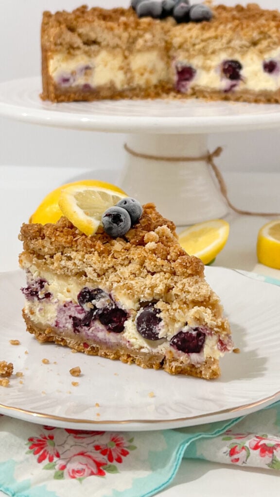  IMG_5498-1-576x1024 Lemon Blueberry Crumb Cheesecake  