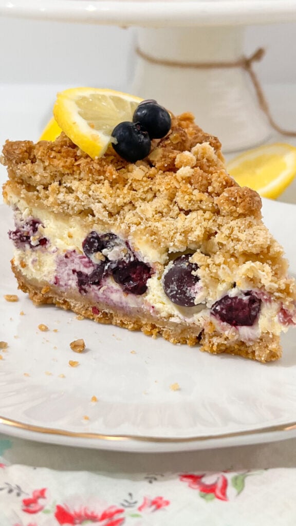  IMG_5513-576x1024 Lemon Blueberry Crumb Cheesecake  