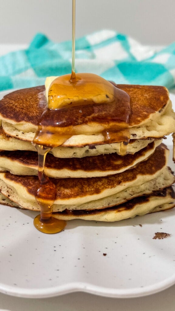  IMG_6566-576x1024 Sourdough Discard Cinnamon Roll Pancakes  