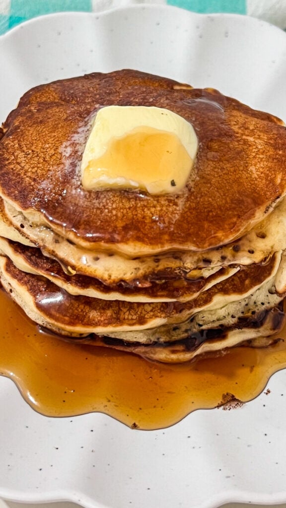  IMG_6592-576x1024 Sourdough Discard Cinnamon Roll Pancakes  