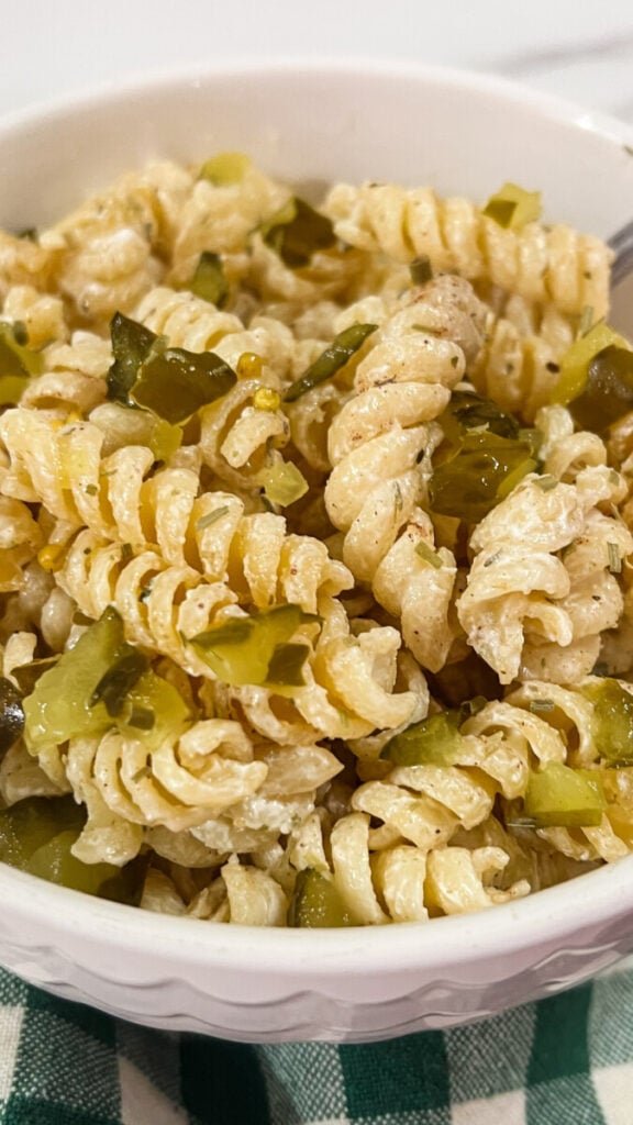  IMG_6668-576x1024 Dill Pickle Pasta Salad  