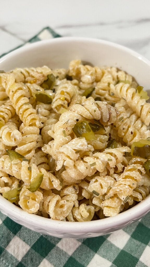  IMG_6677-576x1024 Dill Pickle Pasta Salad  