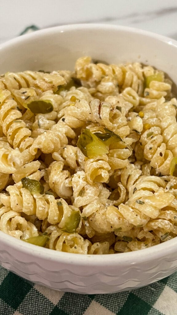  IMG_6685-576x1024 Dill Pickle Pasta Salad  