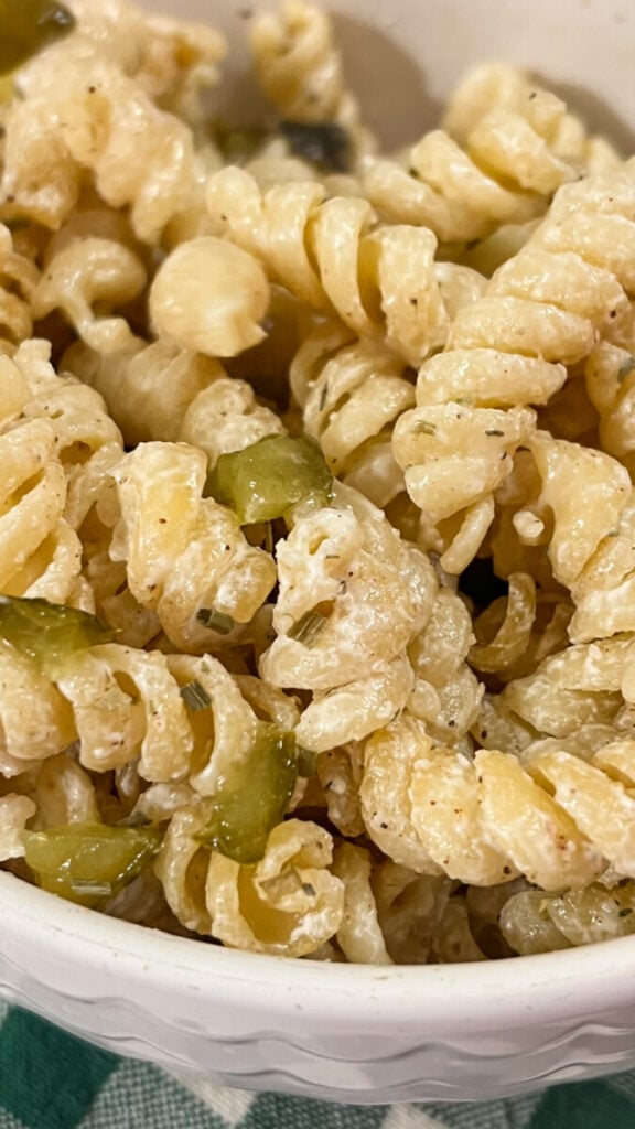  IMG_6686-576x1024 Dill Pickle Pasta Salad  