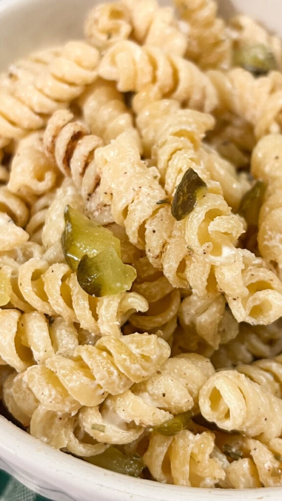  IMG_6689-576x1024 Dill Pickle Pasta Salad  