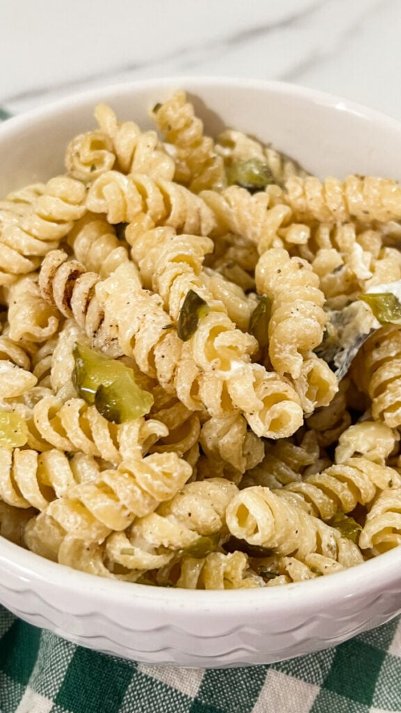  IMG_6690-576x1024 Dill Pickle Pasta Salad  