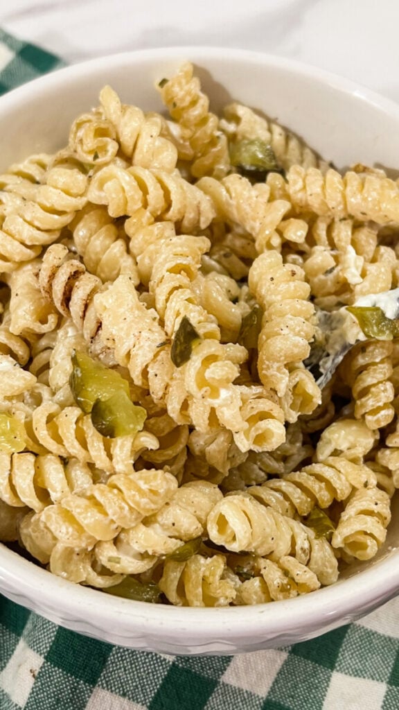  IMG_6691-576x1024 Dill Pickle Pasta Salad  