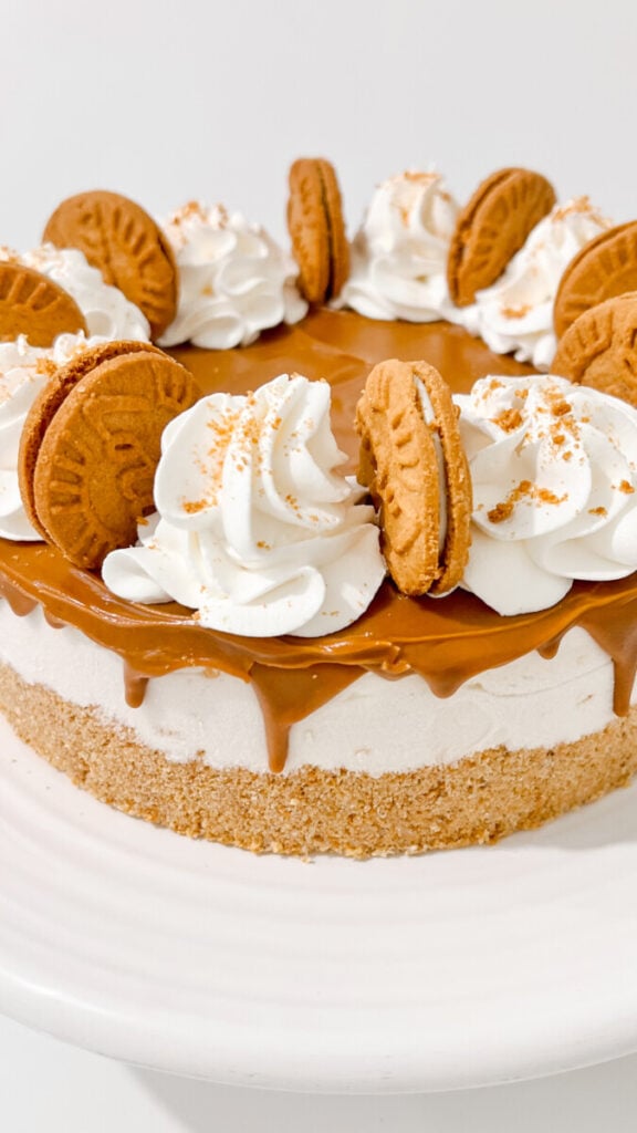  IMG_7154-576x1024 No Bake Biscoff Cheesecake  