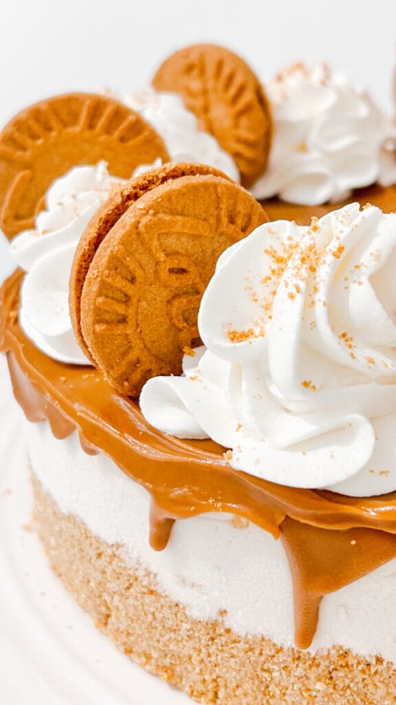  IMG_7175-576x1024 No Bake Biscoff Cheesecake  