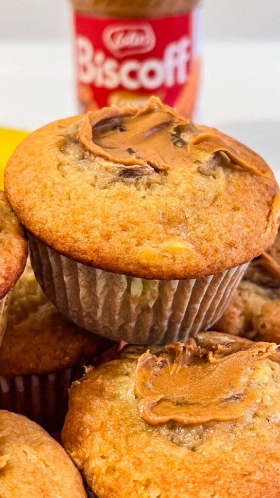  IMG_7515-576x1024 Biscoff Banana Muffins  