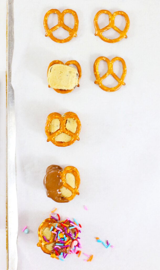  2G0A9674-609x1024 Cookie Dough Pretzel Bites  