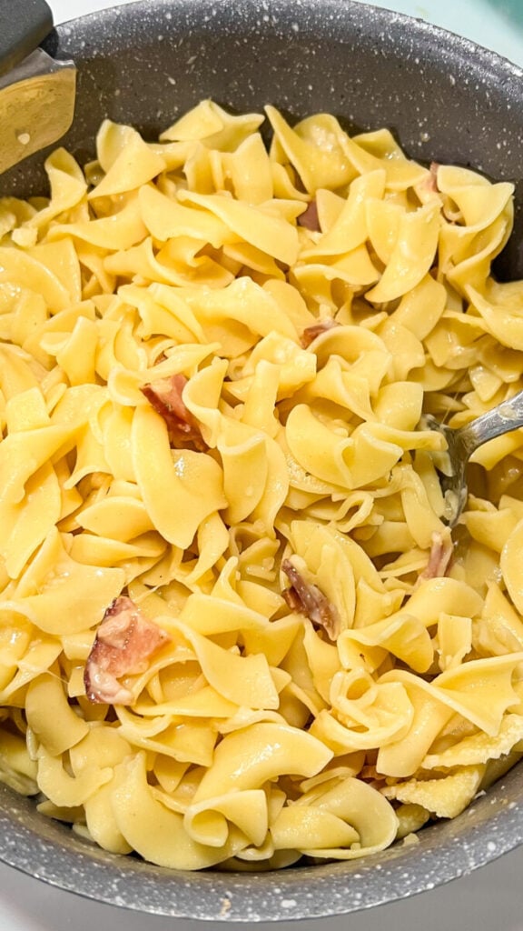  IMG_0115-576x1024 Ham and Cheese Butter Noodles  