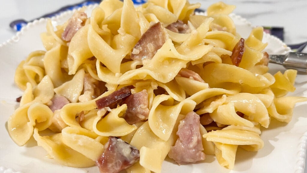  IMG_0212-1024x576 Ham and Cheese Butter Noodles  