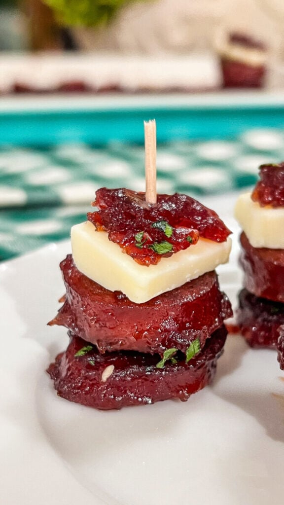 IMG_0642-576x1024 Sheet Pan Smoked Sausage Cranberry Bites