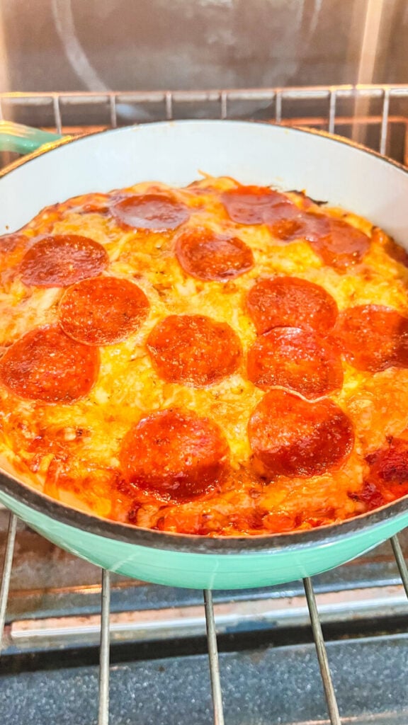 IMG_1386-576x1024 Homemade Deep Dish Pepperoni Pizza  