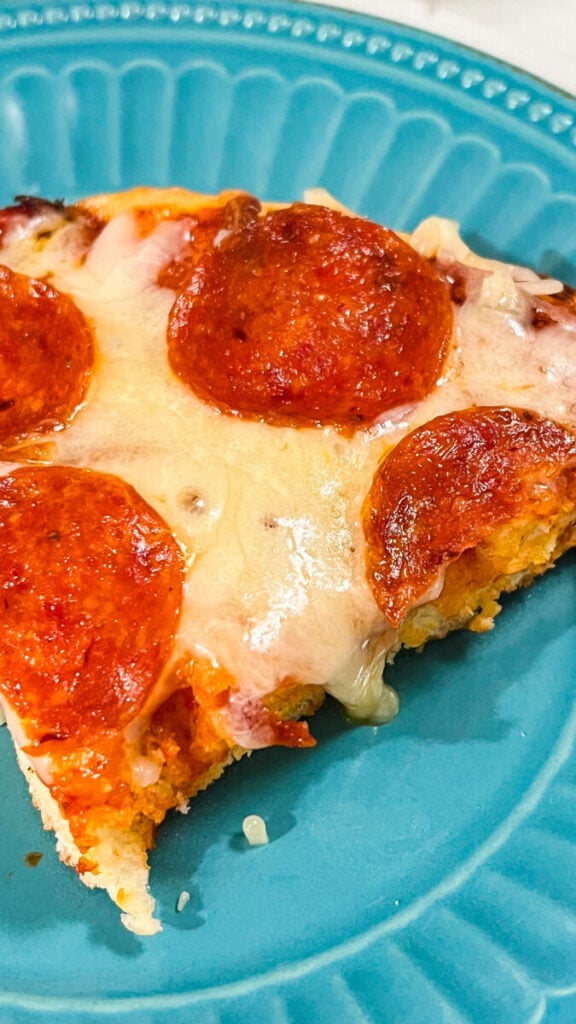  IMG_1410-576x1024 Homemade Deep Dish Pepperoni Pizza  