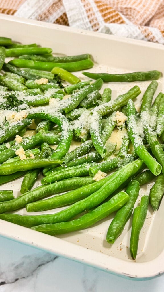 IMG_1820-576x1024 Roasted Garlic Parmesan Green Beans Recipe