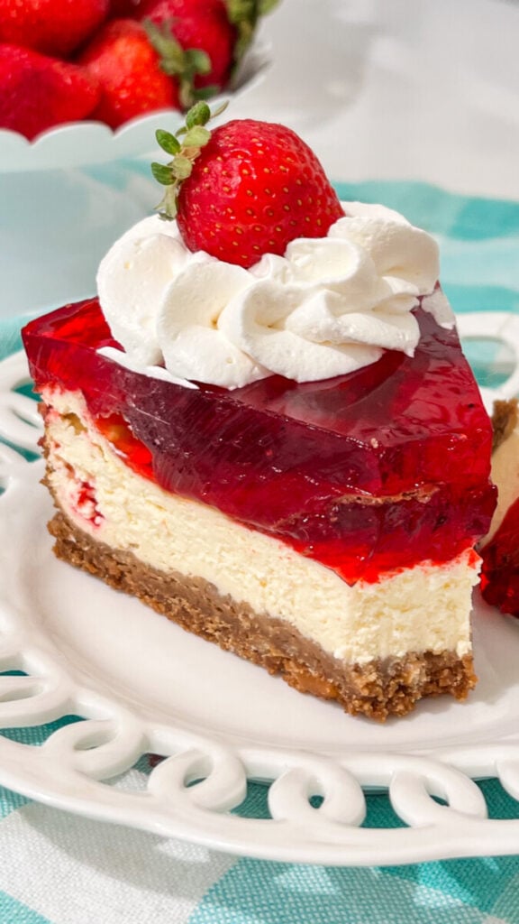 IMG_2298-576x1024 Strawberry Pretzel Salad Cheesecake