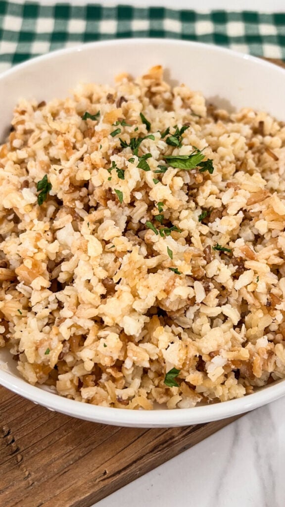 IMG_2634-576x1024 Copycat Texas Roadhouse Seasoned Rice