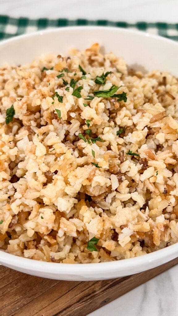 IMG_2636-576x1024 Copycat Texas Roadhouse Seasoned Rice